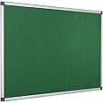 Bi-Office Notice Board Maya, Green Felt, Aluminium Frame, 90 x 60 cm