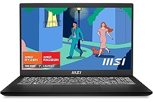 MSI Modern 15 B7M-466IT, Notebook 15.6” FHD 60Hz, AMD Ryzen 7 7730U, AMD Graphics, 512GB SSD PCIe3, 16GB RAM DDR4, WiFi 6E, Win 11 Home [Layout e Garanzia ITA]