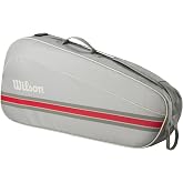 Wilson Team con un Amplio Bolsillo para Accesorios y Correa Ajustable, Proporciona Protecci&oacute;n Completa para Raquetas