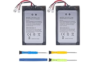 FLSTOR Akku für PS4 Controller, 2000mAh LIP1522 Akku Ersatz für Playstation 4 PS4 Pro Dualshock 4 CUH-ZCT1E CUH-ZCT1H CUH-ZCT1U CUH-ZCT2 Wireless Controller, 2 Pack