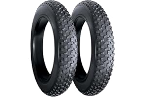 MADICKS 2 COPERTONI 20 X 4.0 X FAT BIKE E-BIKE GOMMA 20'' COPPIA PNEUMATICI TASSELLATO MTB BICI ELETTRICA NERO RIGIDO 20X4.0 (100-406)