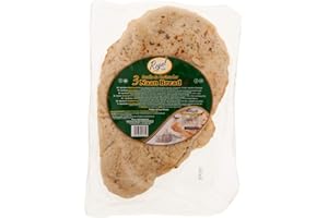 REGAL FOOD PRODUCTS BRINGING FOOD TO LIFE Regal Food Garlic & Coriander Naan 3pc - Naan Bread - Authentic Flatbread- Fresh & Delicious - Naan - Large Size Naan Bread - Garlic Naan