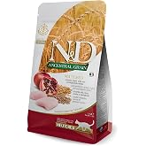 N&amp;D Ancestral Grain Kuru Kedi Maması, Tavuk, Kıl&ccedil;ıksız Buğday, Yulaf ve Narlı, Kısırlaştırılmış, Yetişkin, 1.5 kg