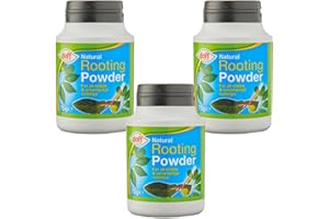 Housold 75g Doff Natural Rooting Powder Hormone, White Rooting Formula | Promotes Strong & Healthy Roots, Ideal for Ornamentals, Vegetables, Fruit Trees, and Berries (Pack of 3)