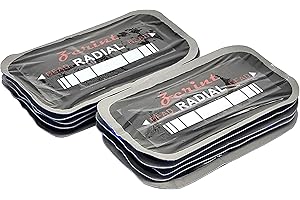 ZERINT TP-R04 10 Pièces 102 x 57 mm Patchs de Pneus, Patchs de Pneus Lourds et Patchs de Crevaison de Pneus Pour Voitures, Camions, Autobus, Tracteurs, Véhicules Agricoles