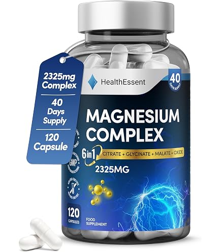 Dr. Hillma Triple Magnesium Complex 400mg – 2 Pack, 90 Caps Each, Gluten-Free & Vegan, Exp 1/26