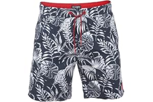 riverso RIVKai Short de bain pour homme Coupe droite Short de bain Short de sport Short de sport Short avec cordon de serrage Poches été Taille élastique Motif Noir Bleu Vert Olive S M L XL XXL 3XL