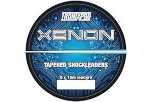Tronixpro Xenon Tapered Leaders, transparent, 0,20–0,50 mm, 3,2–19,1 kg, 5 x 15 m