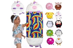 VBVARV Tierbeutel Mit Weichem Kissen Vier Jahreszeiten Warmes Faltbar 2 in 1 Schlafsack Weich Und Komfortabel Geeignet Für Kinder Jungen Mädchen