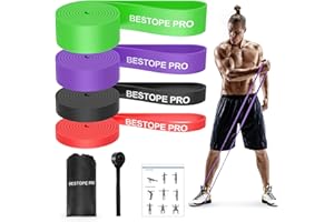 ‎BESTOPE PRO BESTOPE PRO Resistance Band, Widerstandsbänder Set für Krafttraining, Pull Up Training Fitnessbänder für Klimmzug/Stretching/Yoga/Krafttraining/Pilates/Crossfit, Männer und Fraue