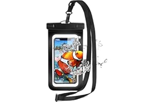 iJiZuo Wasserdichte Handyhülle, IPX8 Unterwasser Handyhülle 7.0 Zoll für Schwimmen Baden und Kochen, für i-Phone 13 Pro Max/12 Pro Max/11/XR, Samsung Huawei Xiaomi etc