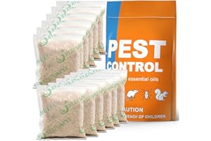 FONLIR Pest Control, Mice Repellent Pouches, Mouse Repellant Indoor, Mice Peppermint to Repel Rat, Ant, Roach, Mosquito & Moth, Keep Mouse Away for House,RV, Mice Control, Better Than Ultrasonic-12 Pouches