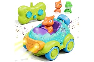 Lehoo Castle Ferngesteuertes Auto ab 3 Jahre, Wiederaufladbar Dinosaurier Spielzeug, Auto Ferngesteuert, Spielzeug ab 2 Jahre, Geschenk Junge 3 Jahre