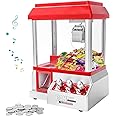 Candy Grabber Machine Refillable Music Mini Claw Machine with 20 Coins Battery Operated Sweet Grab Machine for Kids And Claw Machine Arcade Game