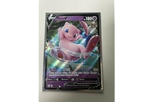 Générique Carte Pokemon MEW V 069/189 Ultra Rare V Epée et Bouclier 3 EB03 FR Neuf + 1x Heartforcards Toploader