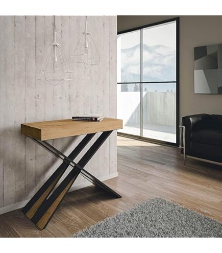 ITAMOBY - Console Extensible 90x42/302 Cm Isotta Chêne