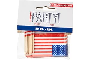 Unique Party- Décorations de Cupcake, 4914, Multicolore