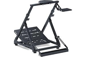 GT OMEGA DD-X Wheel Stand – Stabilité ultime pour ton setup, réglage angle & hauteur, support levier de vitesse réglable inclus
