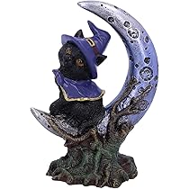 Binx Small Witches Familiar Black Cat And Spellbook Jamaica