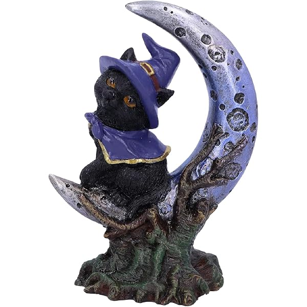 Witch Cauldron Keychain - Halloween Magic Keyring, Witchy Accessory Gift (Black)