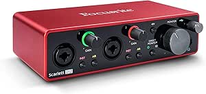 Focusrite Scarlett 3rd Gen Audio Interface Amazon De Musical Instruments Dj