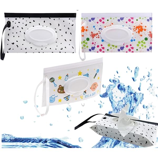 Boite A Lingette Bebe 2 Boîtes 2 Sacs Lingettes Humides - Distributeur Étanche Avec Couvercle Lingette Desinfectante
