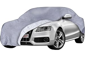 ‎WALSER WALSER Premium Autoplane All Weather Premium, Autogarage wetterfest, Vollgarage wasserdicht, UV-Sonnenschutzplane, Autoabdeckung Größe 3