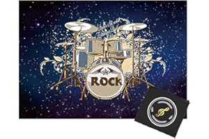 ZXHH Tapis de Batterie électronique Non Glissants,Tapis Batterie Tapis De Tambour Tapis Insonorisé,pour Kits De Batterie électronique Grosse Caisse Caisse Claire Et Autres Jeux De Bases 120 * 80CM