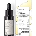 Brillare Caffeine & Phytopeptide Scalp Serum - 3% Redensyl, 2% Caffeine, 5% Phytopeptide, Hair Growth Serum for Men & Women, with Natural Ingredients, Controls Hair Fall, Stimulates Hair Growth, 30 ML