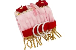 SHDGFB Fidget Blanket für Erwachsene mit Demenz Sensorisches Spielzeug für Alzheimer-Patienten Angstlinderung Autistische Demenz Sensorisches Armkissen Fidget Handgelenkmanschette (Rosa)