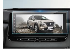 BIBIBO Displayschutzfolie für Nissan Qashqai J12 III e-POWER 2023 NissanConnect, 12,3 Zoll Panzerglasfolie Displayschutz, 9H Gehärtete Glasfolie, Nissan Qashqai J12 Navigation Schutzfolie