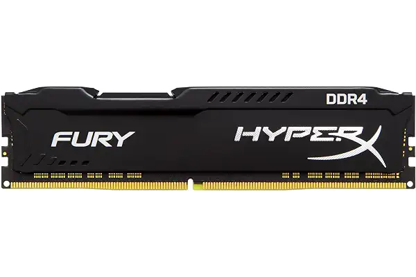 HyperX FURY - Memoria RAM de 16 GB (DDR4, 3200 MHz, CL18, DIMM XMP, HX432C18FB/16) color negro