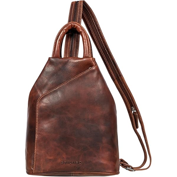STILORD Zaino In Pelle Lyanna Per Donna - Vintage, Convertibile A Tracolla