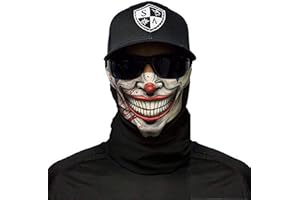 ‎SA FISHING SA Fishing Face Shield Halstuch - viele verschiedene Designs - Multifunktionstuch Schutzmaske Totenkopf Schal Gesichtsmaske Sturmhaube Bandana Ski Motorrad