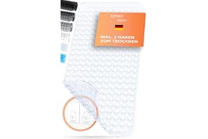 LICHTENHEIM Badkarsmatta halkfri 88x40cm | BPA-fri Antirutschmatte badkar