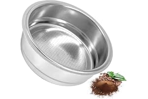 DEVANTIA Kosz Filtrujący Do Ekspresu 51MM, Stal Nierdzewna, 1Filiżanki, Idealny Do Kawy Espresso