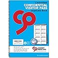 Cherry NCR Confidential Visitor Pass 90mm x 60mm Duplicate Book 300 Passes GDPR