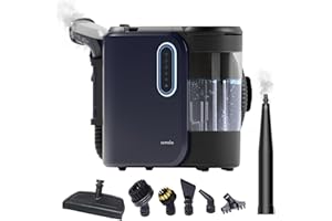 ‎SAMAKO Samako PowerClean Pro 2000W Carpet & Steam Cleaner, HEPA Filter, Large Water Tanks, 8 Attachments, Upholstery & Sofa Cleaner, Blue