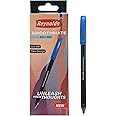 Reynolds SMOOTHMATE 10 CT BOX - BLUE | Ball Point Pen Set With Comfortable Grip | Pens For Writing | School and Office Stationery | Pens For Students | 0.7 mm Tip Size