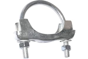 AERZETIX: Collier de serrage fixation pour tuyau pot silencieux d'échappement 58mm diamètre