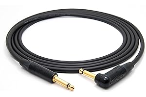 enoaudio Mogami 2524 Instrumento Cable | Neutrik 6,3mm TS – TS-L | HiFi - 0,5 m