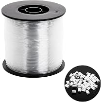 Filo intrecciato per appendere quadri, 30 m, resistente, per cornici fotografiche, opere d'arte, specchi e supporta fino a 13,6 kg