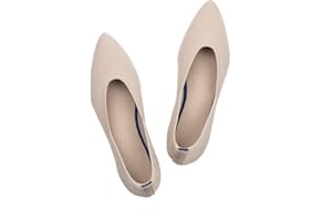 Frank Mully Frauen Spitze Zehe Ballett flach Strickkleid Schuhe Low Wedge Flache Schuhe Komfort Slip On Flats Schuhe für Frau Klassische Schuhe