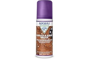 Nikwax NUBUCK & SUEDE SPRAY-ON WATERPROOFER, Imperméabilisant pour chaussures en nubuck et daim, 125ml (Neutre)