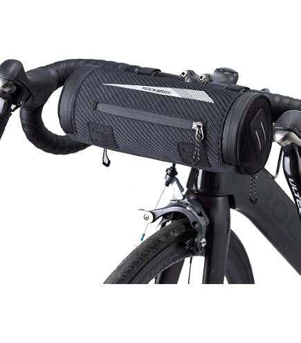 Borsa Da Manubrio Pieghevole ROCKBROS Per Bici - Si Trasforma In Zaino, 10-15L, Impermeabile