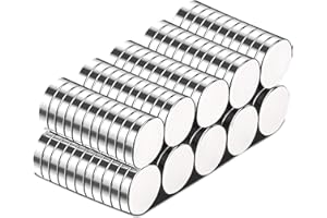 OCEUMAOA 100 Pack Magnets Strong 5x1mm Small Magnets Mini Magnets for Crafts Round Magnets for Miniatures Neodymium Magnets for Whiteboard Board Fridge