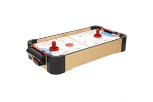 ColorBaby CB Games Air Hockey de Table, Structure 40 cm, Plastique Résistant, 2 Palettes, 2 Disques, 2 Joueurs, Jeux de Table, Jouets pour Enfants, Divertissement en Famille, +6 Ans (39528)