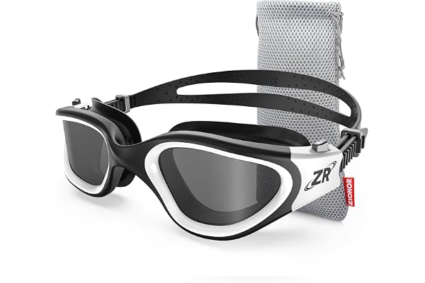 ZIONOR G1 Polarisées Mirror Lunettes de Natation pour Unisex Adulte Homme Femme, Anti Buée, 100% Anti UV Lunettes de Plongée