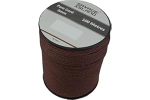 Savage Island 100m Spule Paracord 3mm für Camping Outdoor Basteln Gärtnern Survival Arrmy Heimwerken Bivak Hängematte Zelten Flechtleine Allzweckseil