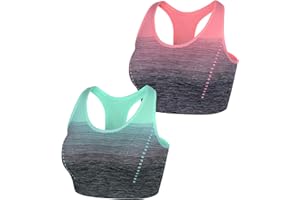 Sykooria Donna Reggiseno Sportivo Reggiseno da Allenamento Senza Ferretto Top Fitness Donna Palestra Imbottito per Ginnastica Yoga S-XXL